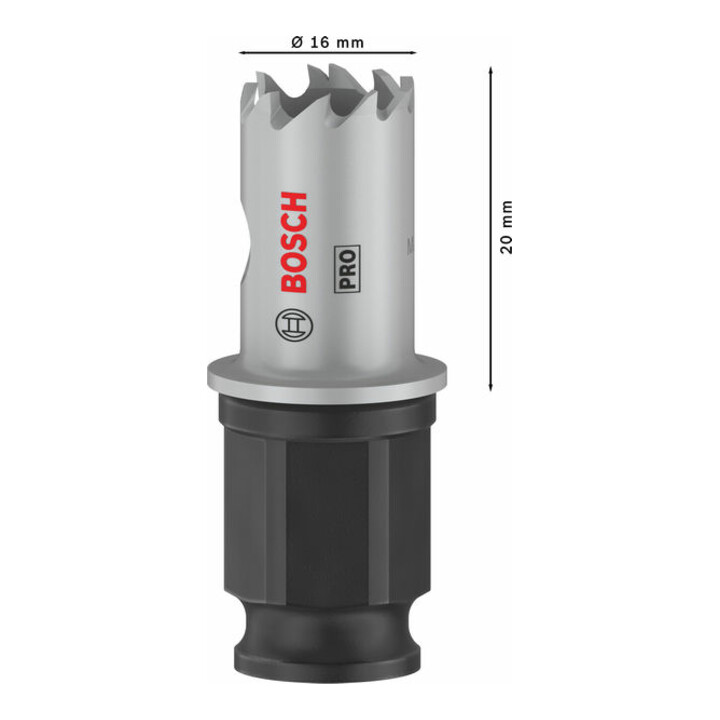 Bosch PRO Sheet Metal PC Plus Lochsäge, 16 mm