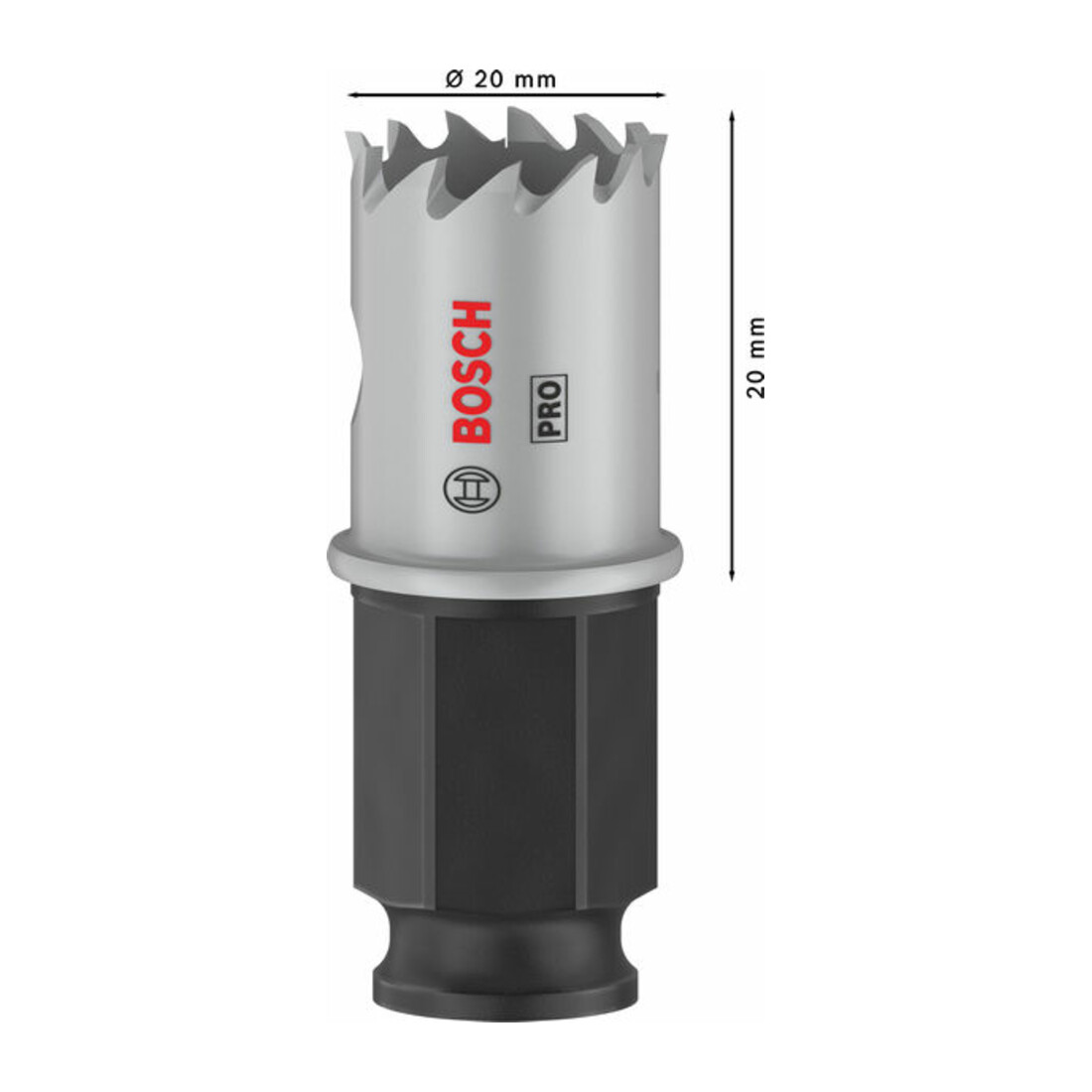 Bosch PRO Sheet Metal PC Plus Lochsäge, 20 mm