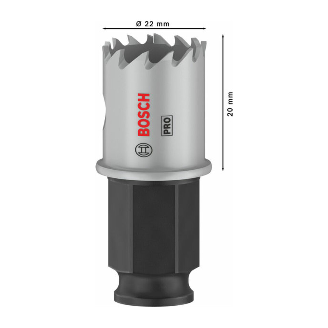 Bosch PRO Sheet Metal PC Plus Lochsäge, 22 mm