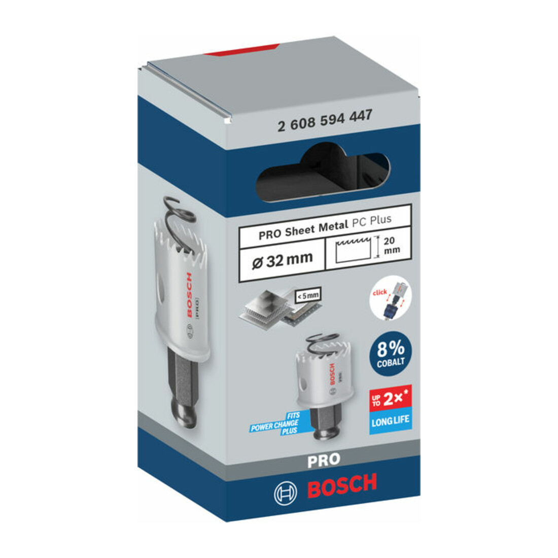 Bosch PRO Sheet Metal PC Plus Lochsäge, 32 mm