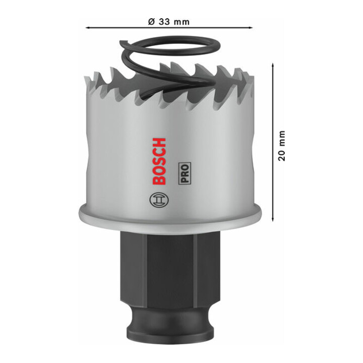 Bosch PRO Sheet Metal PC Plus Lochsäge, 33 mm