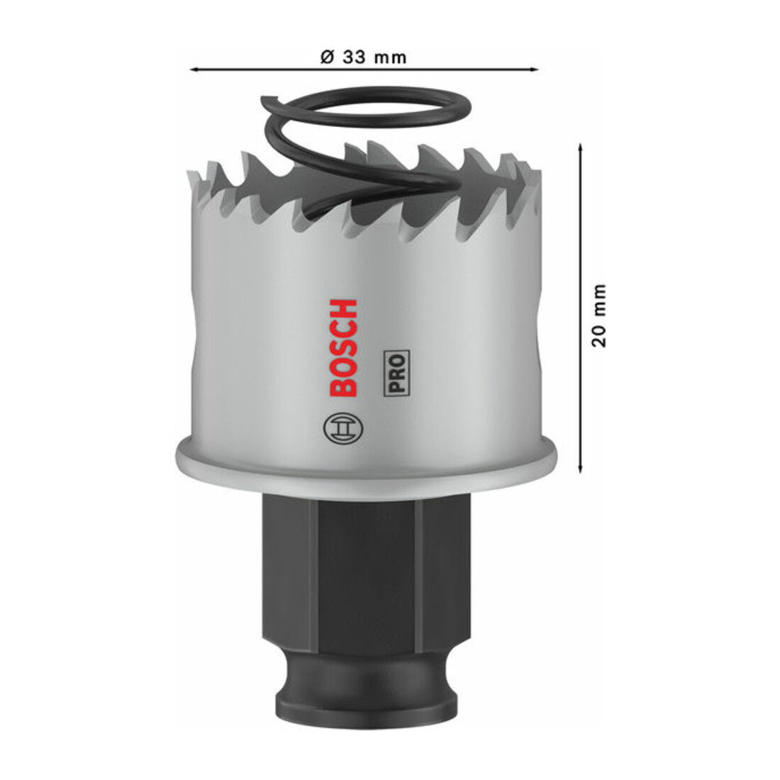 Bosch PRO Sheet Metal PC Plus Lochsäge, 33 mm