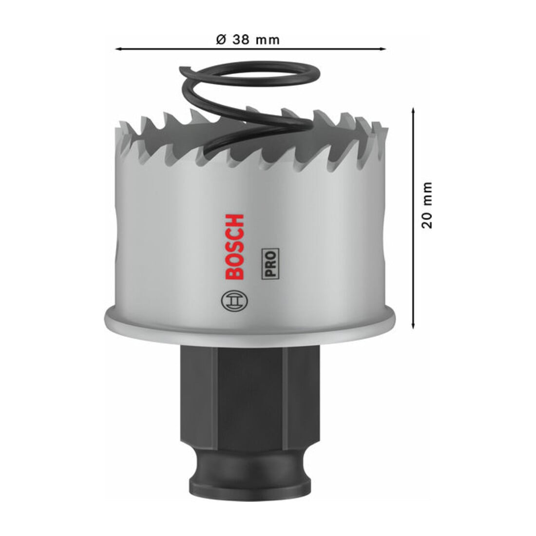 Bosch PRO Sheet Metal PC Plus Lochsäge, 38 mm