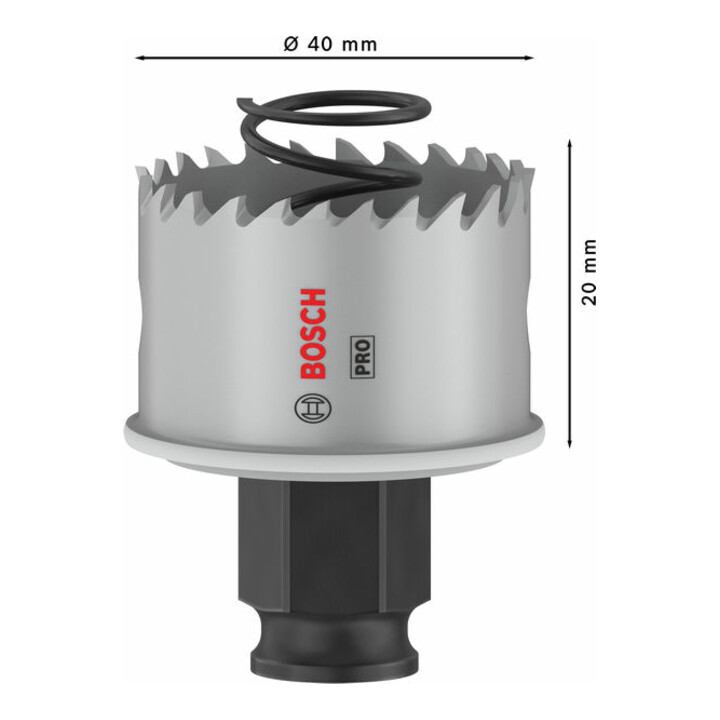 Bosch PRO Sheet Metal PC Plus Lochsäge, 40 mm