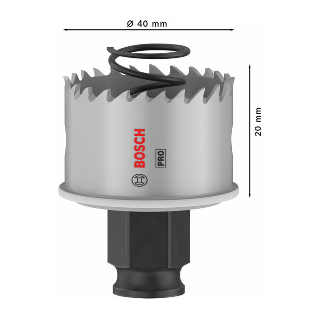 Bosch PRO Sheet Metal PC Plus Lochsäge, 40 mm