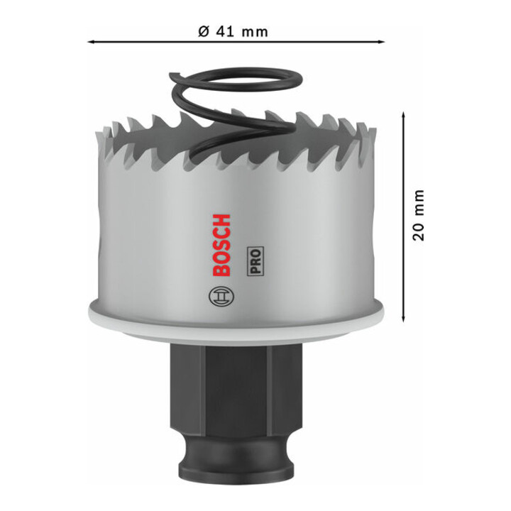 Bosch PRO Sheet Metal PC Plus Lochsäge, 41 mm