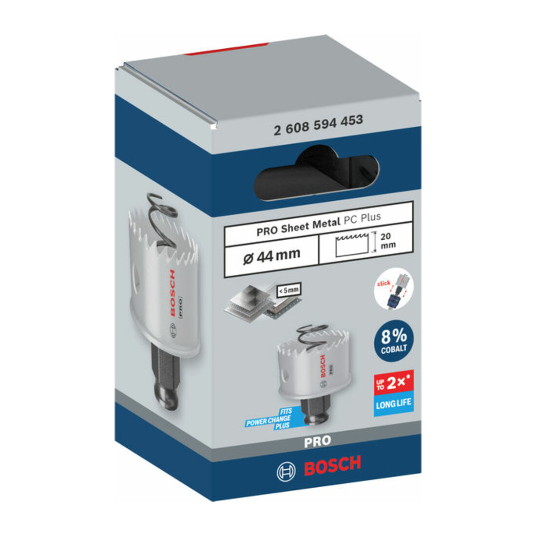 Bosch PRO Sheet Metal PC Plus Lochsäge, 44 mm