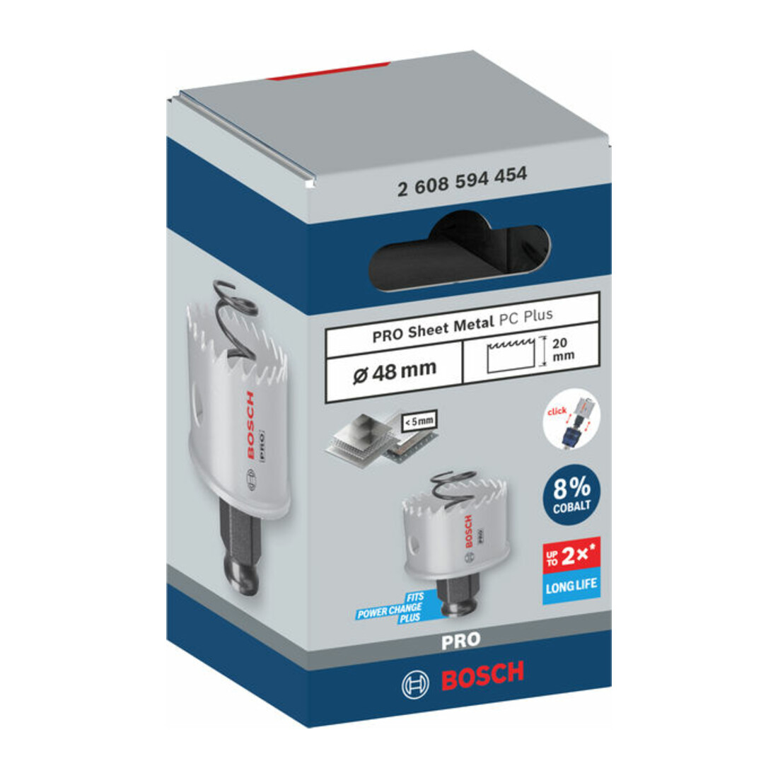 Bosch PRO Sheet Metal PC Plus Lochsäge, 48 mm