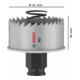 Bosch PRO Sheet Metal PC Plus Lochsäge, 51 mm