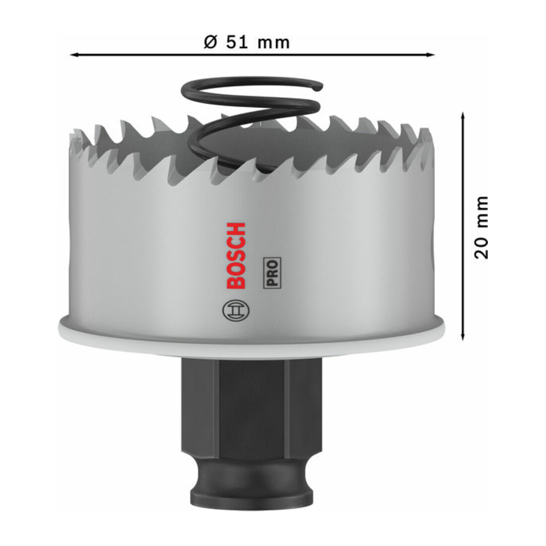 Bosch PRO Sheet Metal PC Plus Lochsäge, 51 mm