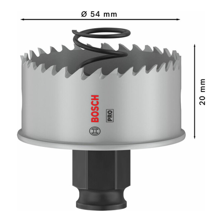 Bosch PRO Sheet Metal PC Plus Lochsäge, 54 mm