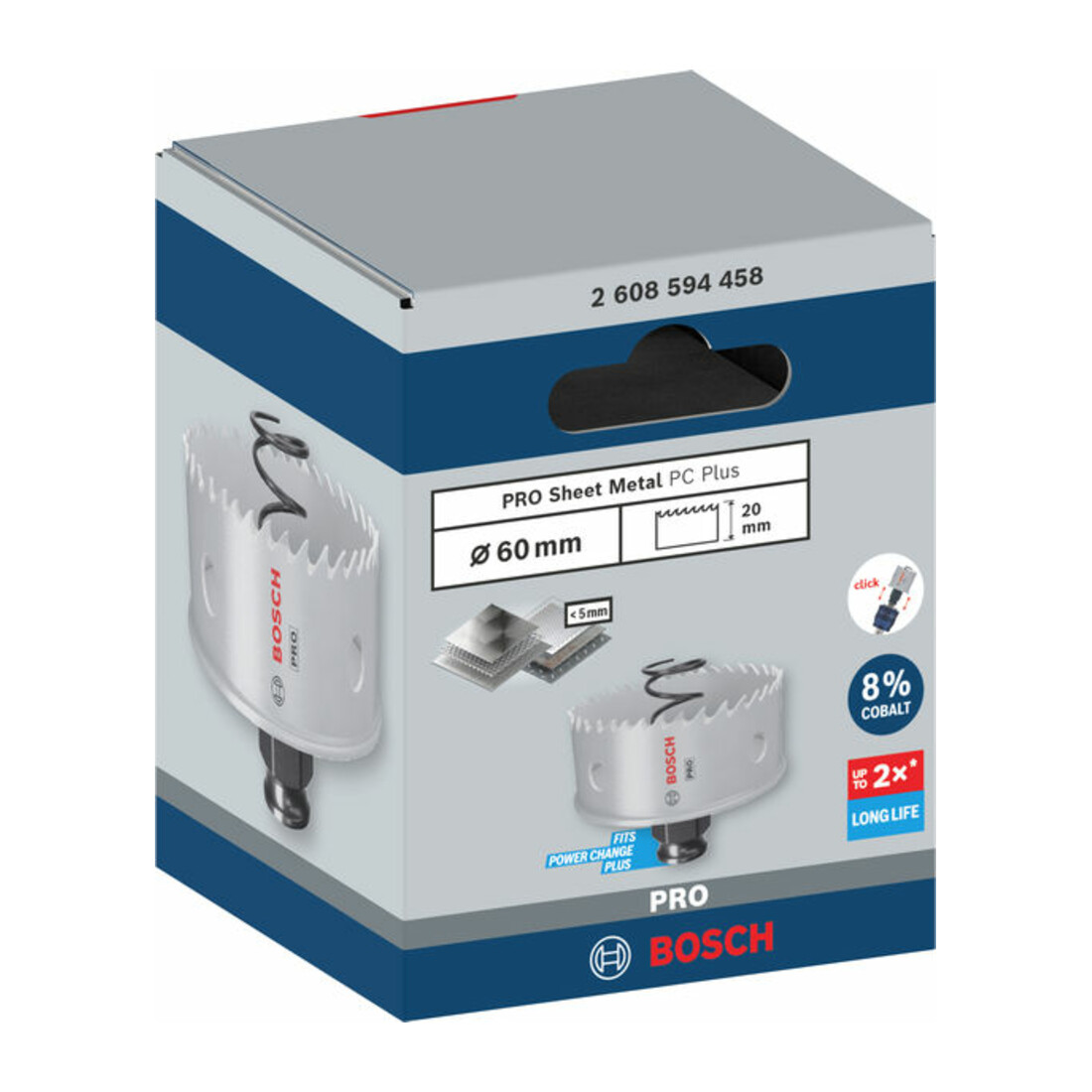 Bosch PRO Sheet Metal PC Plus Lochsäge, 60 mm