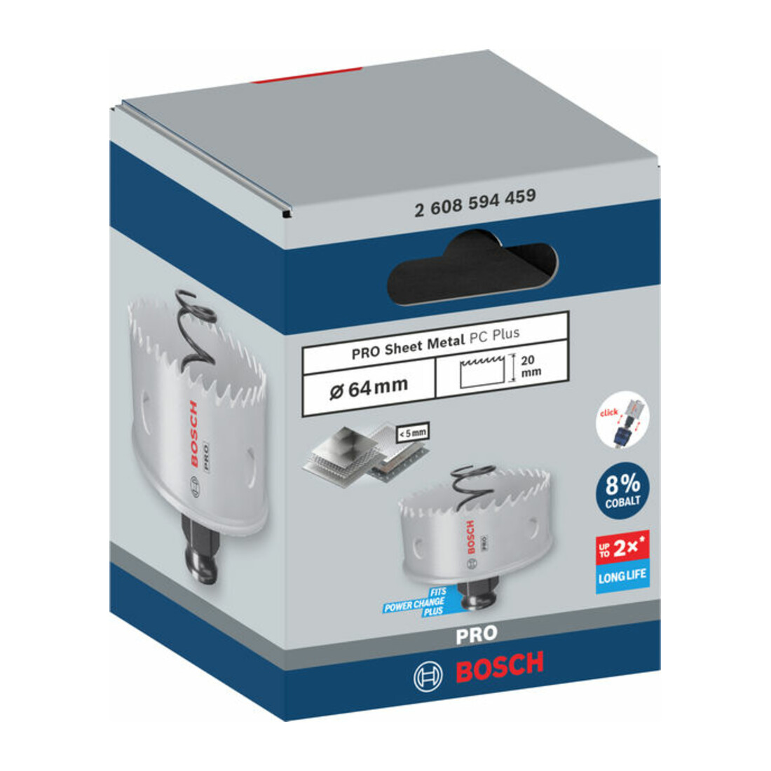 Bosch PRO Sheet Metal PC Plus Lochsäge, 64 mm