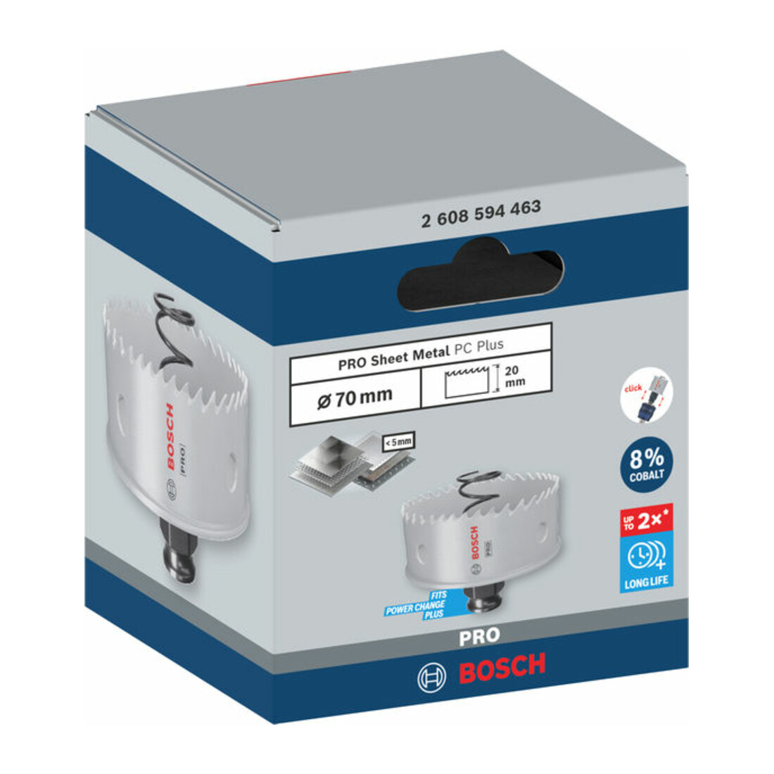 Bosch PRO Sheet Metal PC Plus Lochsäge, 70 mm