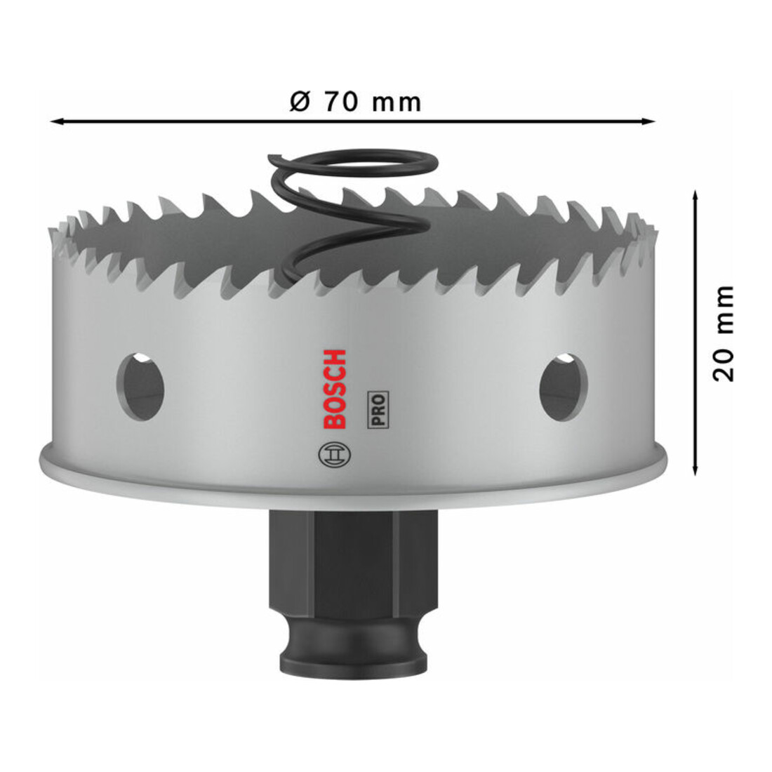 Bosch PRO Sheet Metal PC Plus Lochsäge, 70 mm