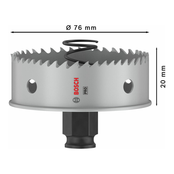 Bosch PRO Sheet Metal PC Plus Lochsäge, 76 mm