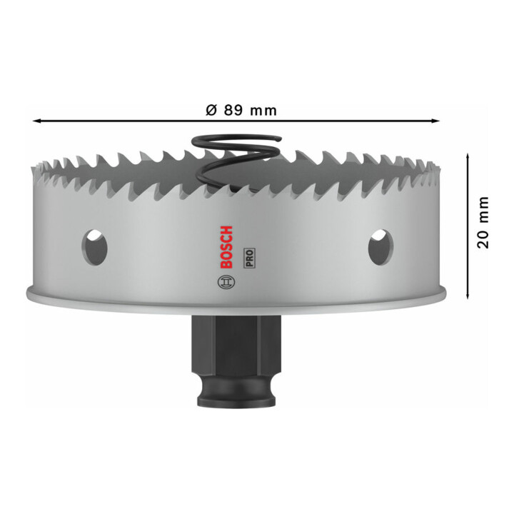 Bosch PRO Sheet Metal PC Plus Lochsäge, 89 mm