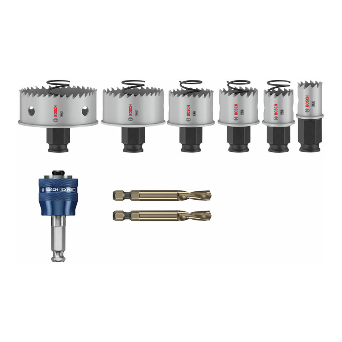 Bosch PRO Sheet Metal PC Plus Lochsäge-Set, 20, 25, 64 mm, 8-tlg.
