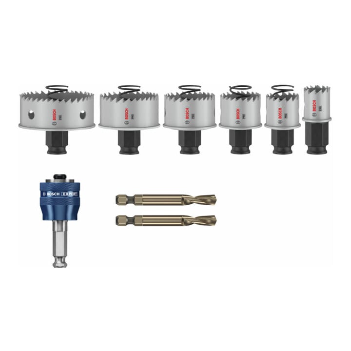 Bosch PRO Sheet Metal PC Plus Lochsäge-Set, 20, 29, 64 mm, 8-tlg.