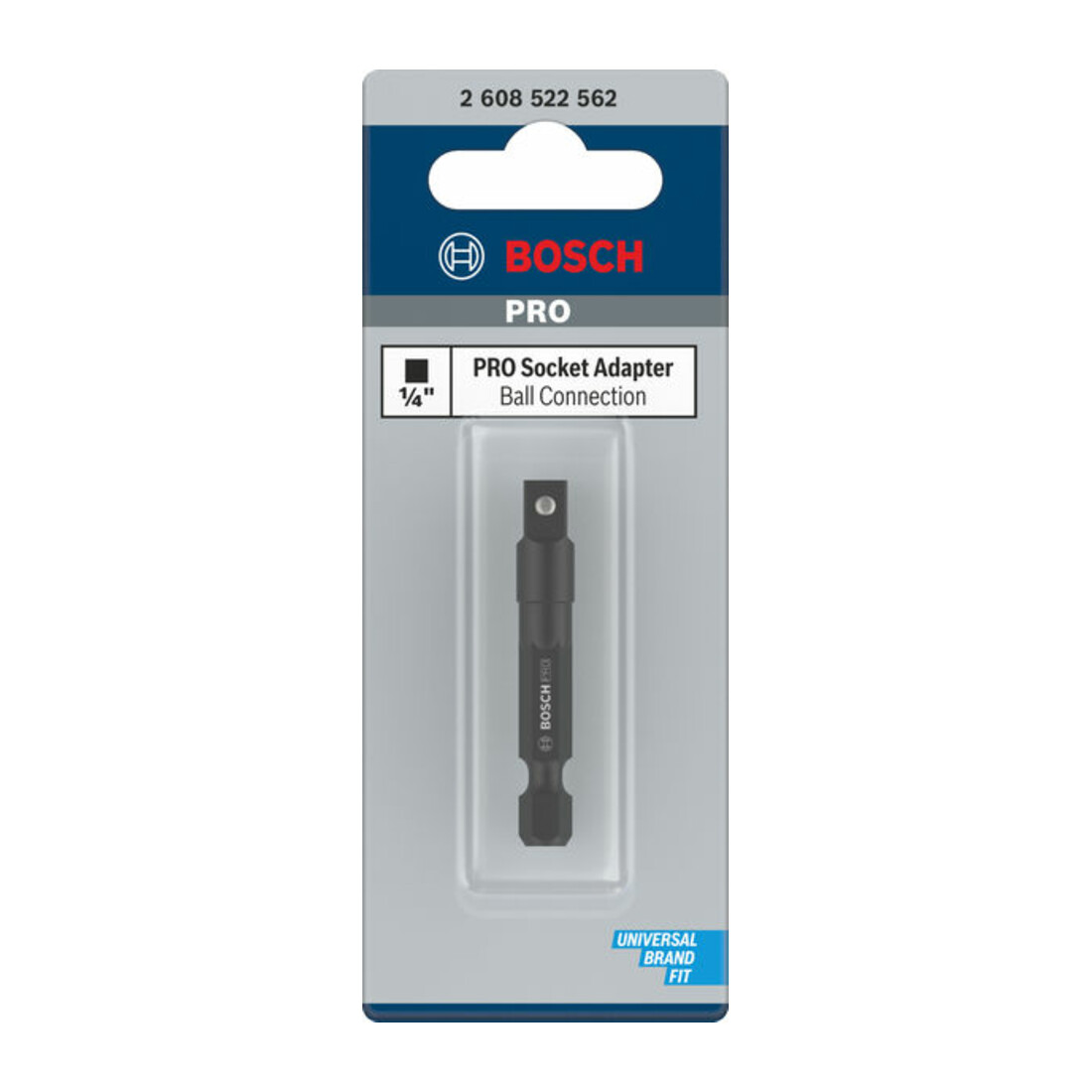 Bosch PRO Socket Adapter mit Kugelverbindung, 1/4", 50 mm