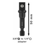 Bosch PRO Socket Adapter mit Kugelverbindung, 3/8", 50 mm-4