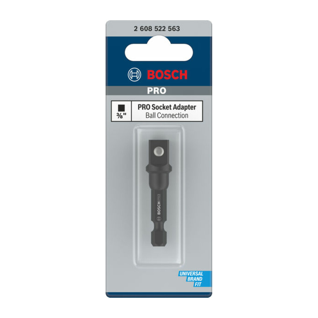 Bosch PRO Socket Adapter mit Kugelverbindung, 3/8", 50 mm