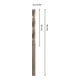 Bosch PRO Stainless Steel HSS-Co Spiralbohrer, 3,3 x 36 x 65 mm