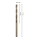 Bosch PRO Stainless Steel HSS-Co Spiralbohrer, 4,2 x 43 x 75 mm