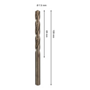 Bosch PRO Stainless Steel HSS-Co Spiralbohrer, 7,5 x 69 x 109 mm-4