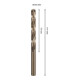 Bosch PRO Stainless Steel HSS-Co Spiralbohrer, 8,5 x 75 x 117 mm