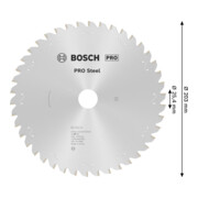 Bosch PRO Stalen snoer cirkelzaagblad, 203 x 2 x 25,4 mm-5