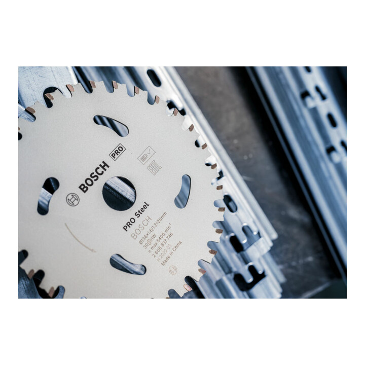 Bosch PRO Steel draadloze cirkelzaagblad, 203 x 1,8 x 25,4 mm