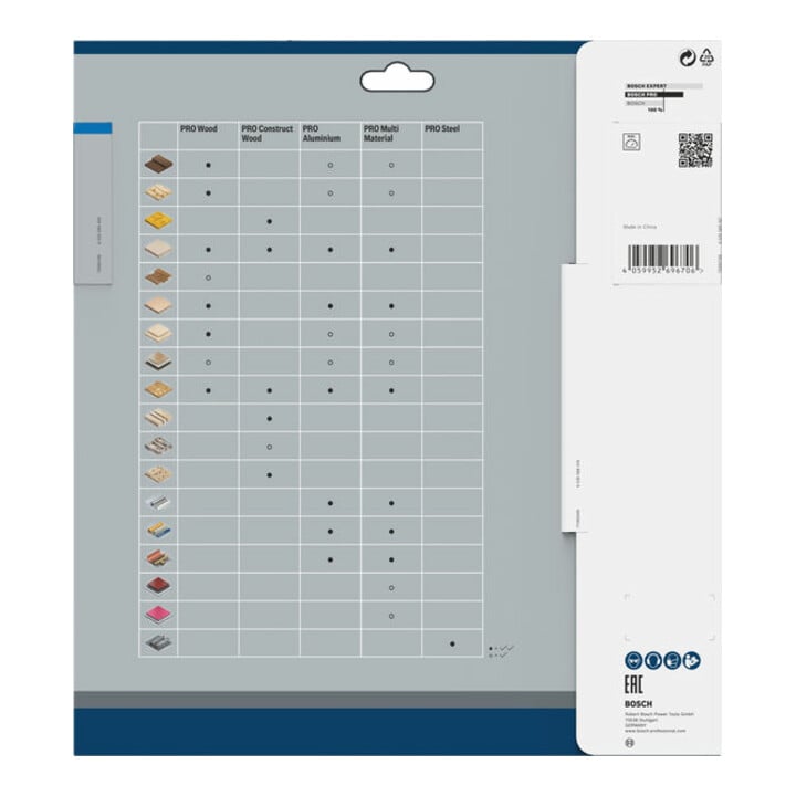 Bosch PRO Steel Sägeblatt Kreissägeblatt für Kreissägen, 254 x 2,2 x 25,4 mm, T52