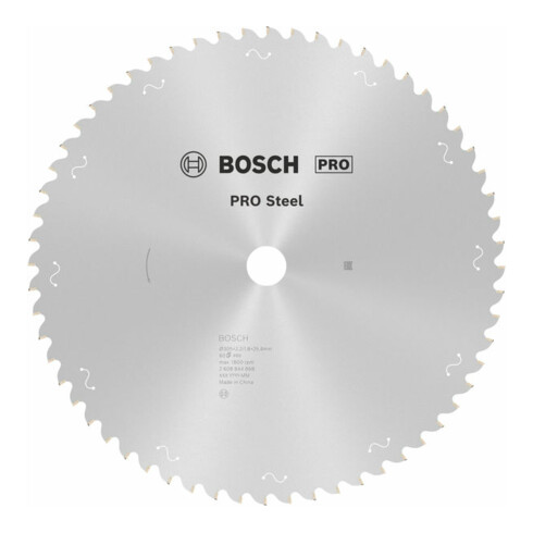 Bosch PRO Steel Sägeblatt Kreissägeblatt für Kreissägen, 305 x 2,2 x 25,4 mm, T60