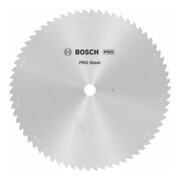 Bosch PRO Steel Sägeblatt Kreissägeblatt für Kreissägen, 355 x 2,2 x 25,4 mm, T66