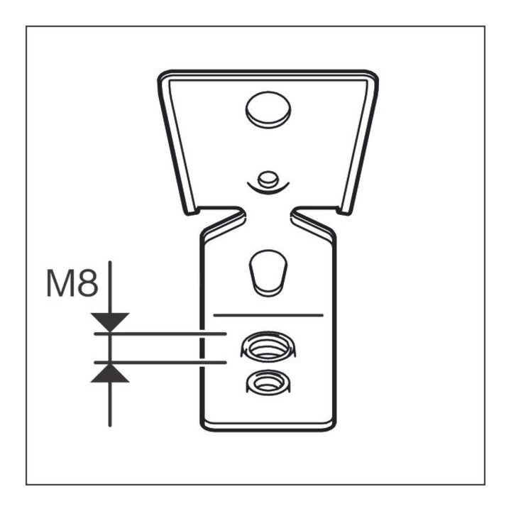 Bosch PRO Suspension métallique FMI-M6/M8