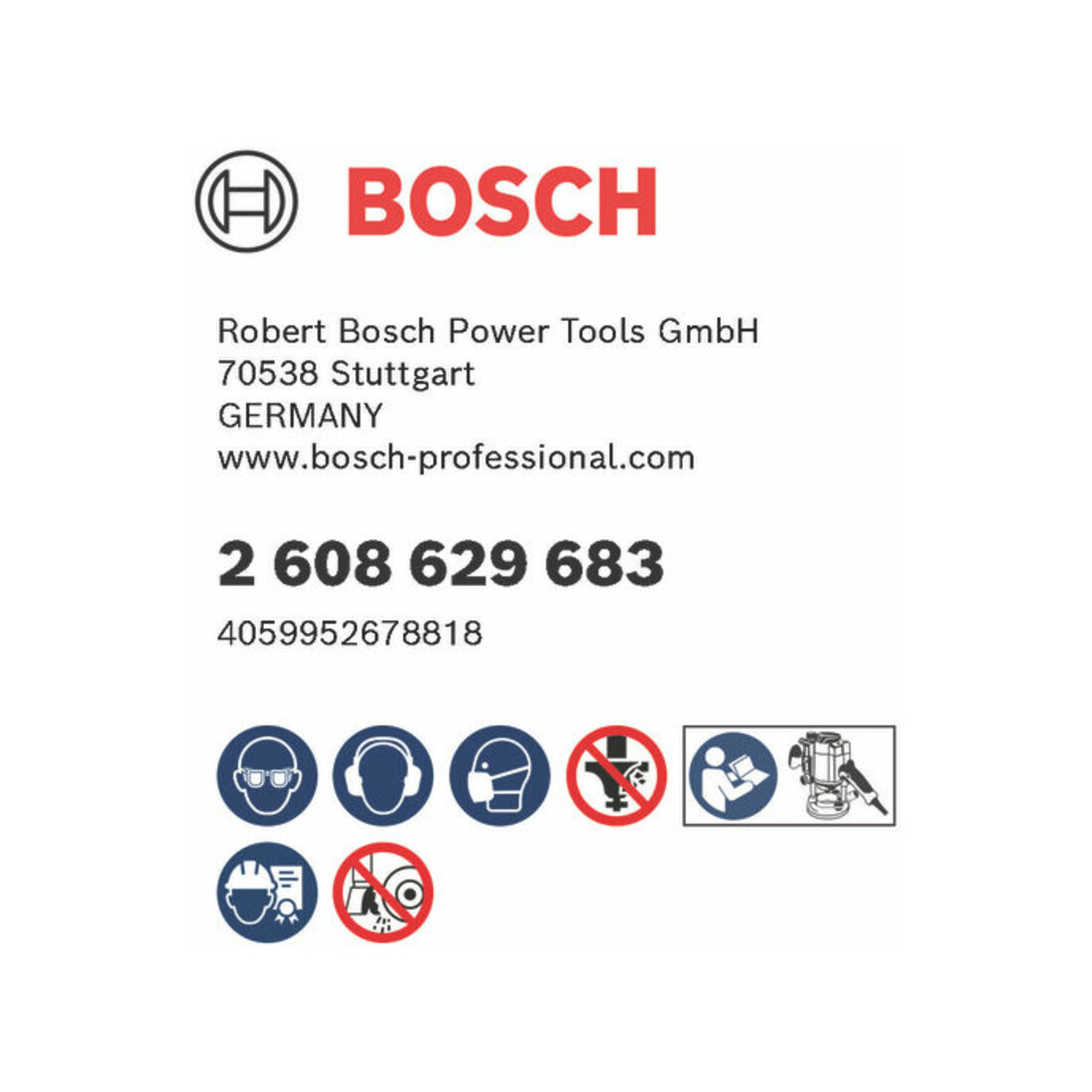 Bosch PRO T-Nutfräser, Ø 10,5 x Ø 6,6, Schaft 8 mm