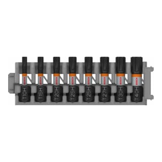 Bosch PRO TH Impact Bit-Set, 25 mm, 8-tlg