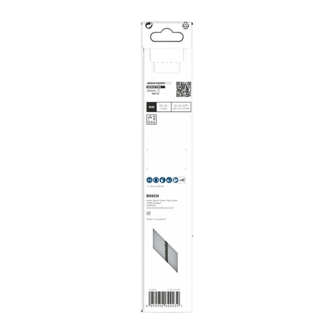 Bosch PRO Thick Metal precise S1137HBF Säbelsägeblatt, 1,1 x 25 x 225 mm, 5-tlg.