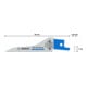 Bosch PRO Thin Metal S325GF Säbelsägeblatt, 1,25 x 7 x 85 mm, 5-tlg.
