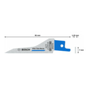 Bosch PRO Thin Metal S325GF Säbelsägeblatt, 1,25 x 7 x 85 mm, 5-tlg.-4