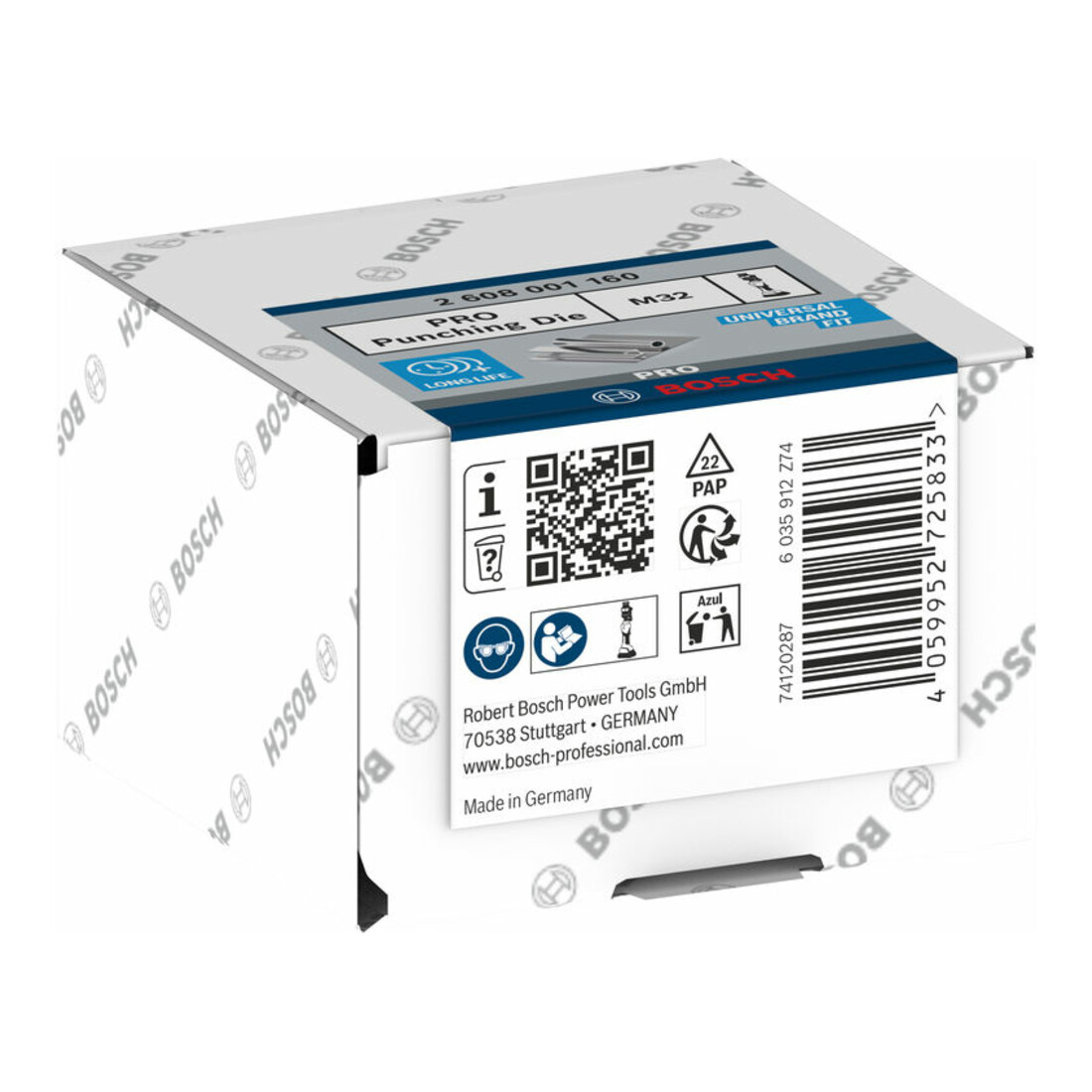 Bosch PRO Tige et matrice, M32, acier inoxydable
