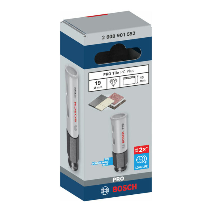 Bosch PRO Tile PC Plus Lochsäge, 19 mm, HS