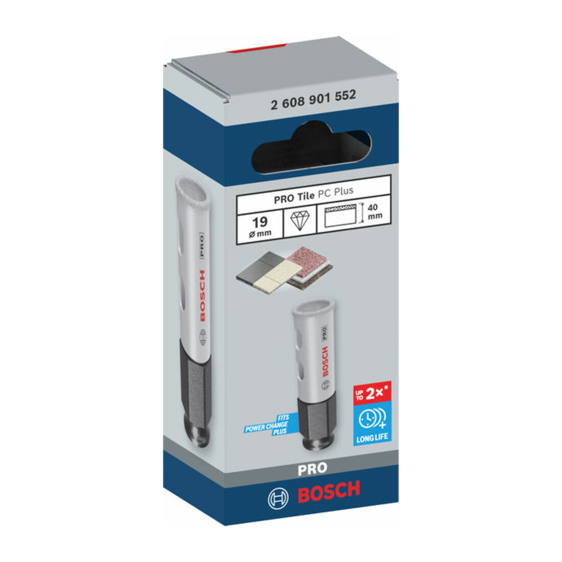 Bosch PRO Tile PC Plus Lochsäge, 19 mm, HS
