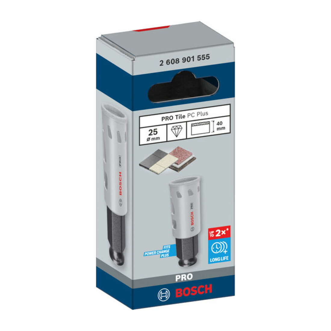 Bosch PRO Tile PC Plus Lochsäge, 25 mm, HS
