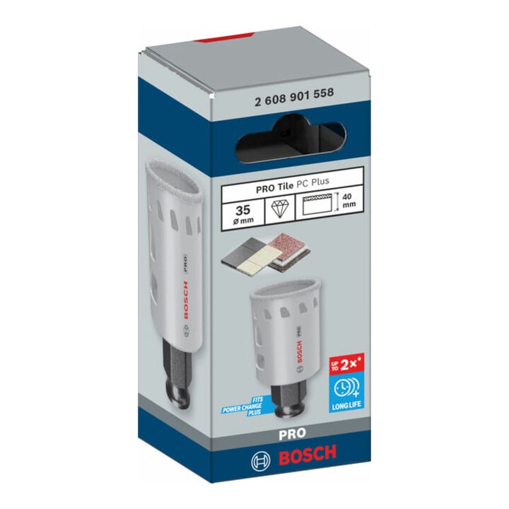 Bosch PRO Tile PC Plus Lochsäge, 35 mm, HS