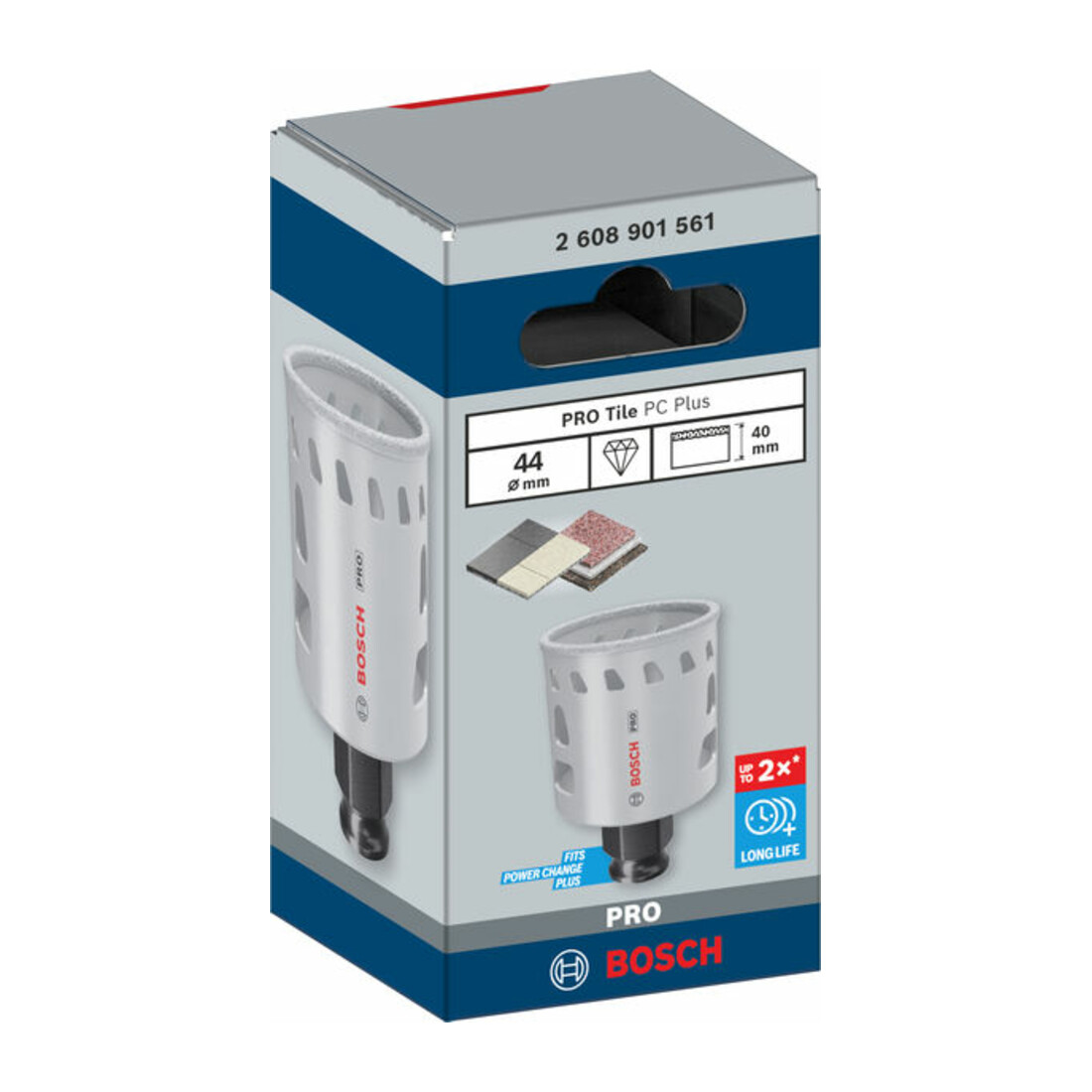 Bosch PRO Tile PC Plus Lochsäge, 44 mm, HS