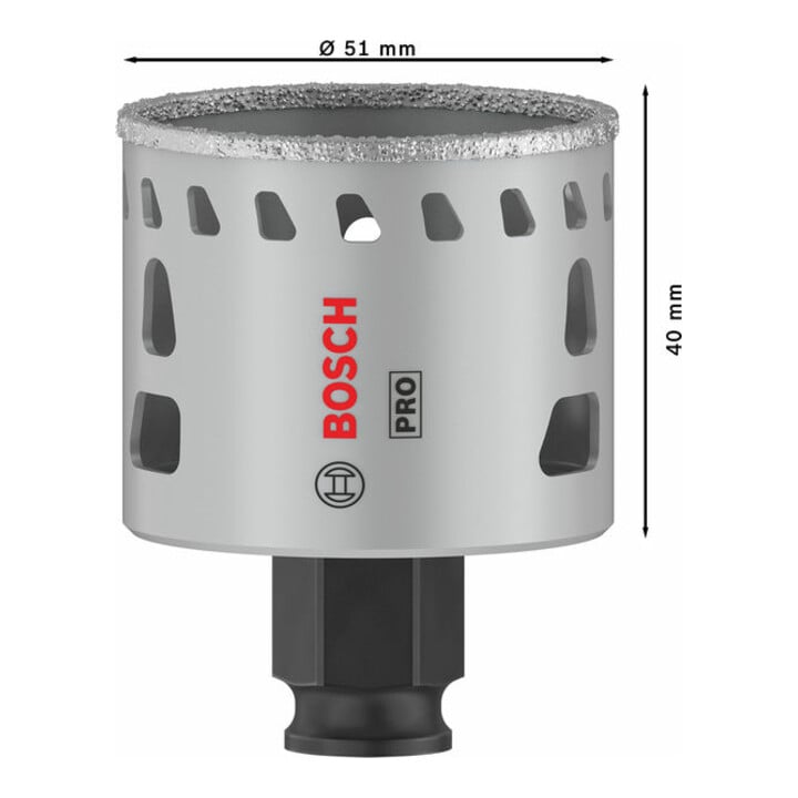 Bosch PRO Tile PC Plus Lochsäge, 51 mm, HS