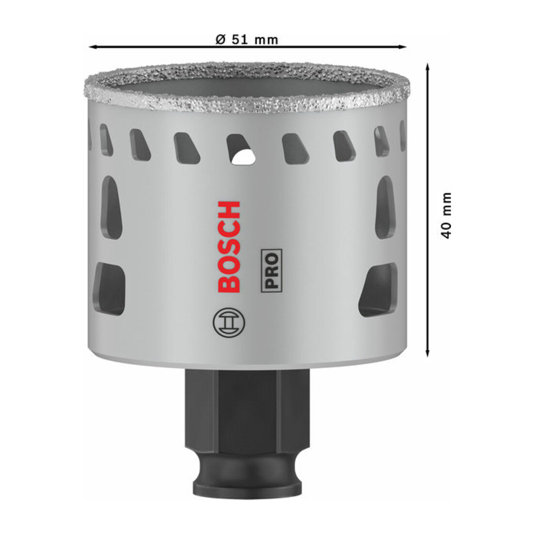 Bosch PRO Tile PC Plus Lochsäge, 51 mm, HS