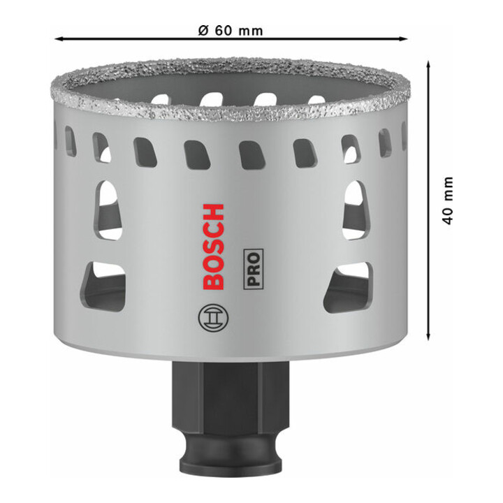 Bosch PRO Tile PC Plus Lochsäge, 60 mm, HS